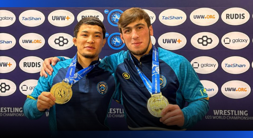 Image for Қазақстандық екі балуан U23 әлем чемпионы атанды  